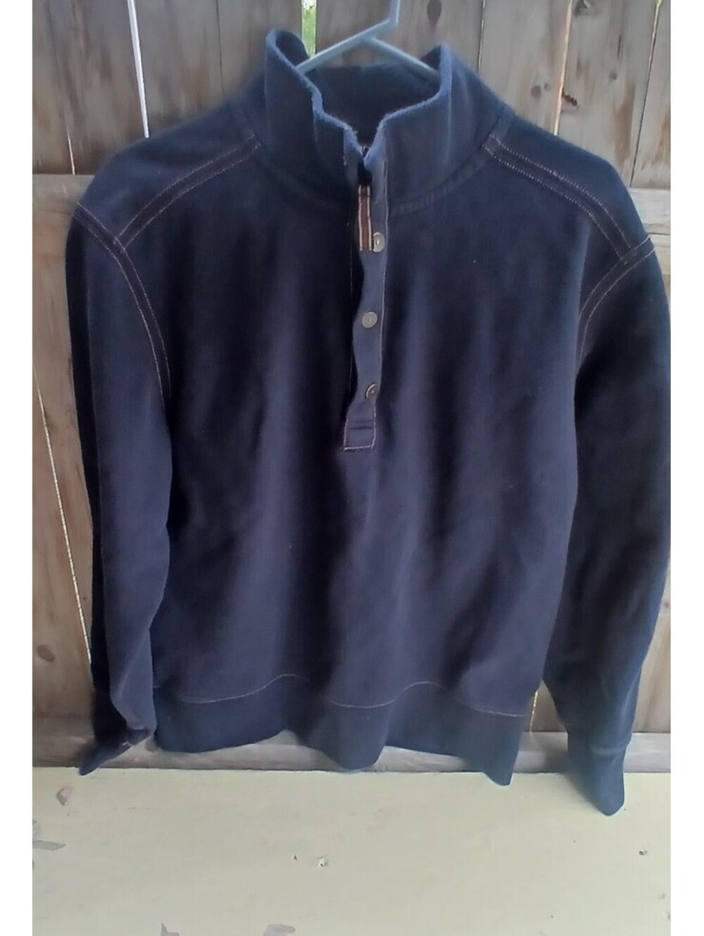Tommy Bahama Jeans Island Crafted 1/4 Zip Pullover Island Modern Fit Mens Sz L